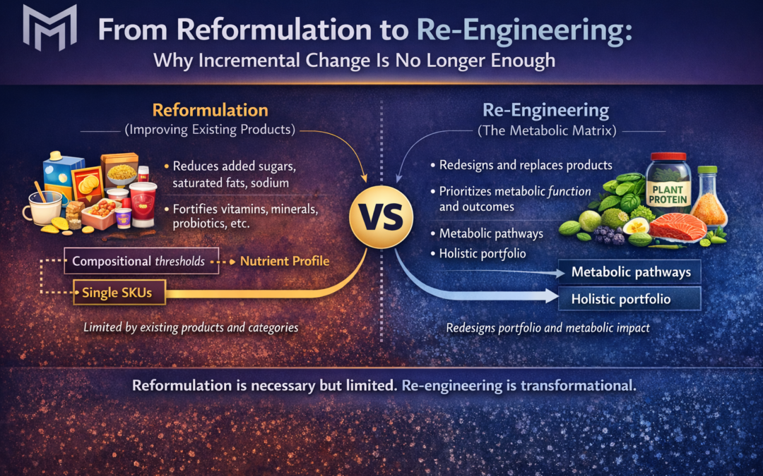Re-engineering Versus Reformulation of Food and Beverage Portfolios